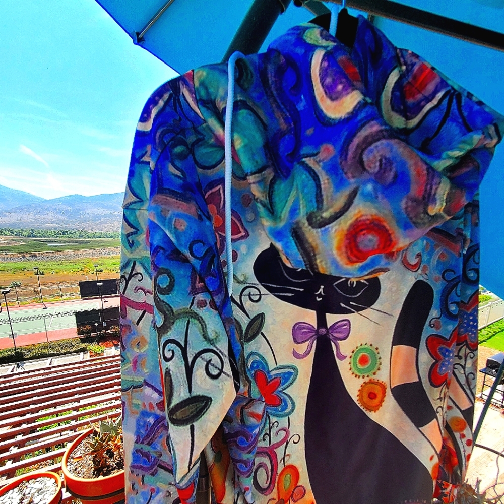 Cat Hoodie 2X